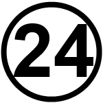 CIRCLE WHITE-24