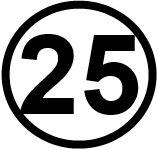 CIRCLE WHITE-25